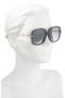 58mm Square Sunglasses