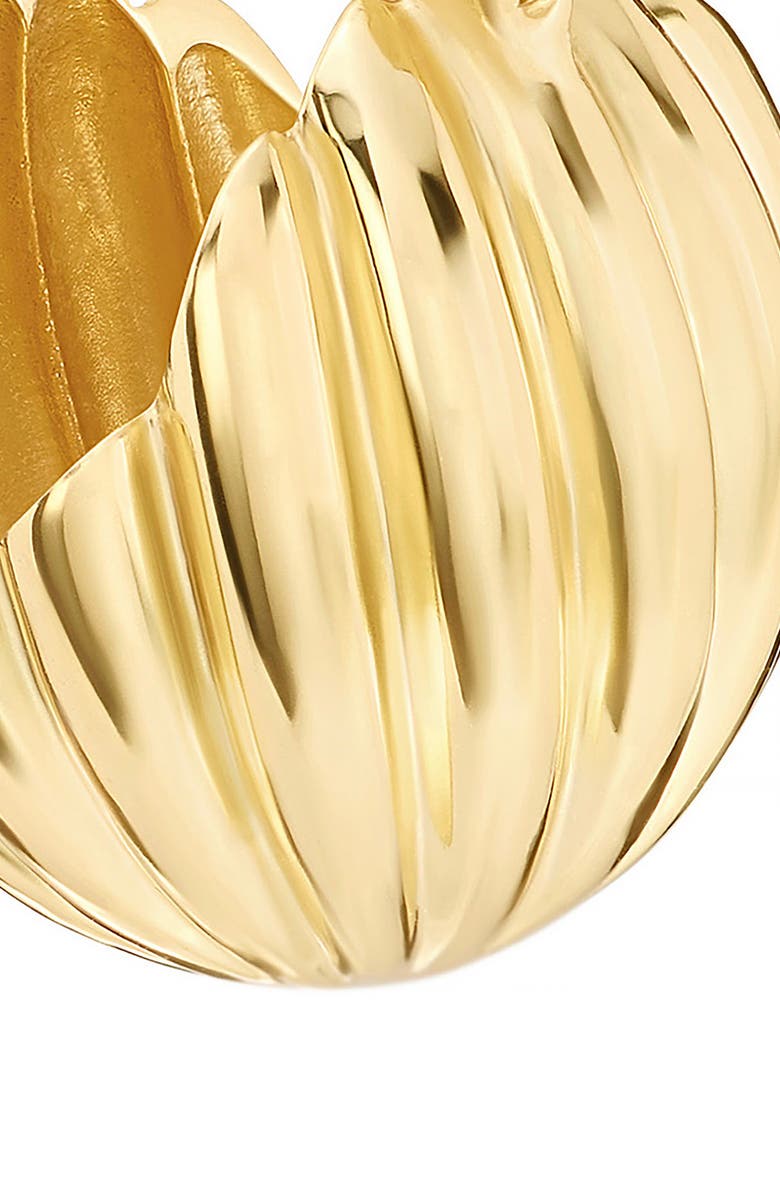 ATHRA LUXE Chunky Huggie Hoop Earrings, Alternate, color,