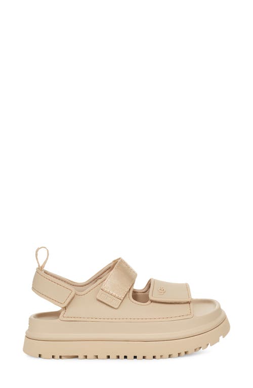 Ugg(r) Kids' Goldenglow Water Friendly Slingback Sandal In Sea Salt
