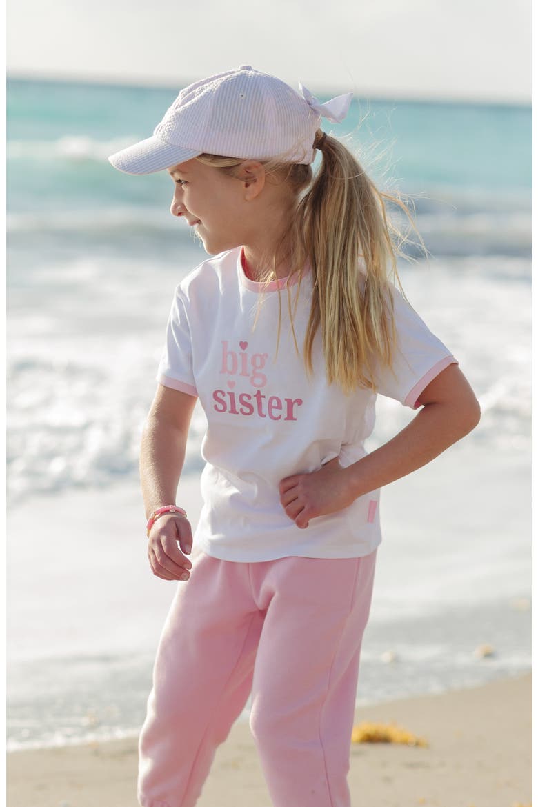 Big Sister T-Shirt, Alternate, color, White/Pink
