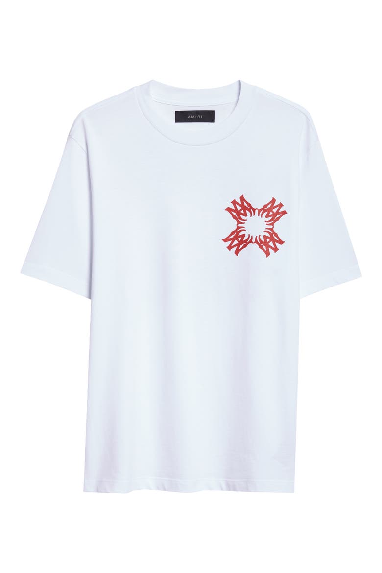 Quad Logo Cotton Graphic T-Shirt, Alternate, color, WHITE