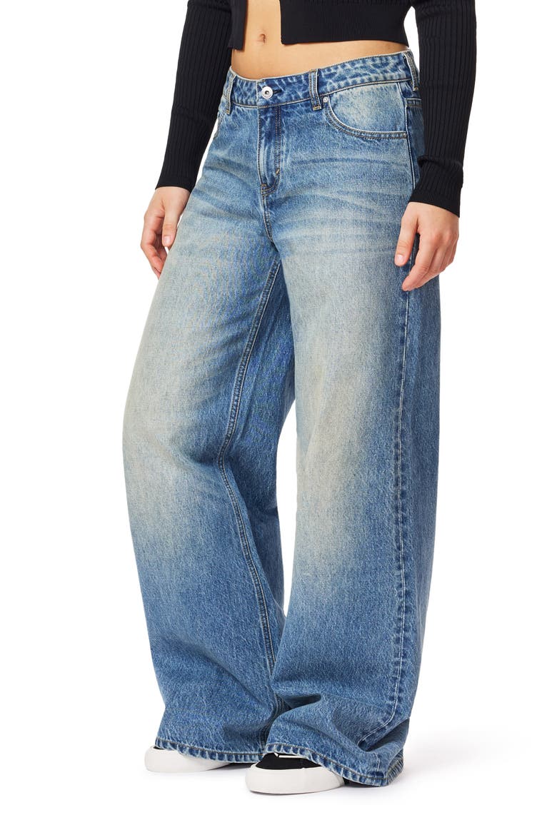 Low Rise Extreme Baggy Wide Leg Jeans, Alternate, color, NEW YORK
