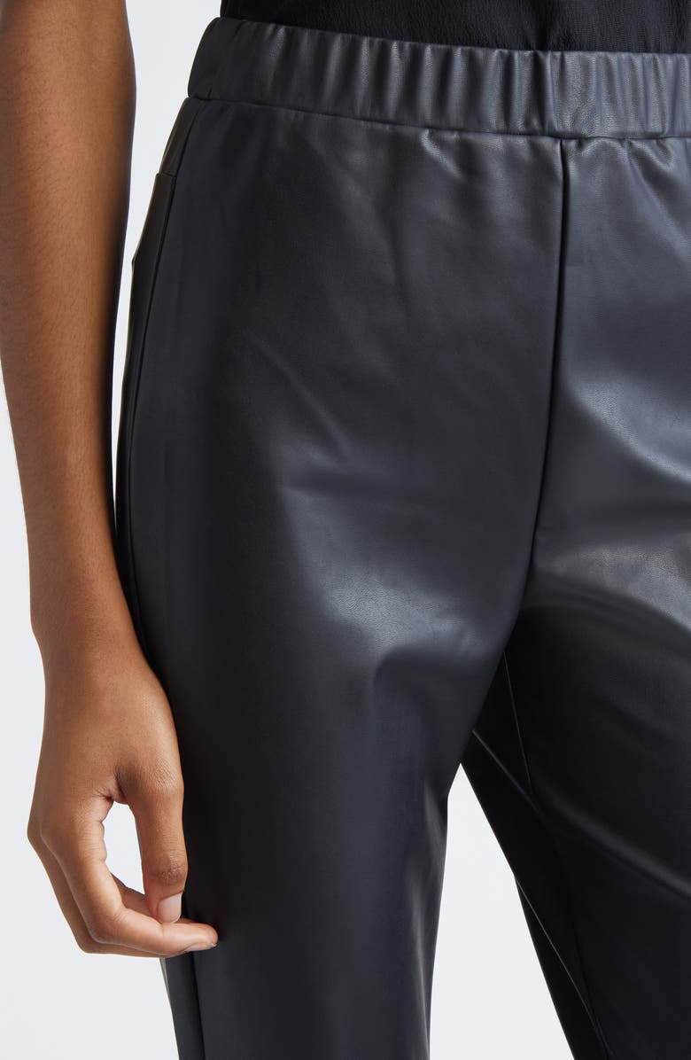 MM by Max Mara Echo Faux Leather Pants, Alternate, color,