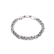COEUR DE LION Bracelet Snake Chain Silver