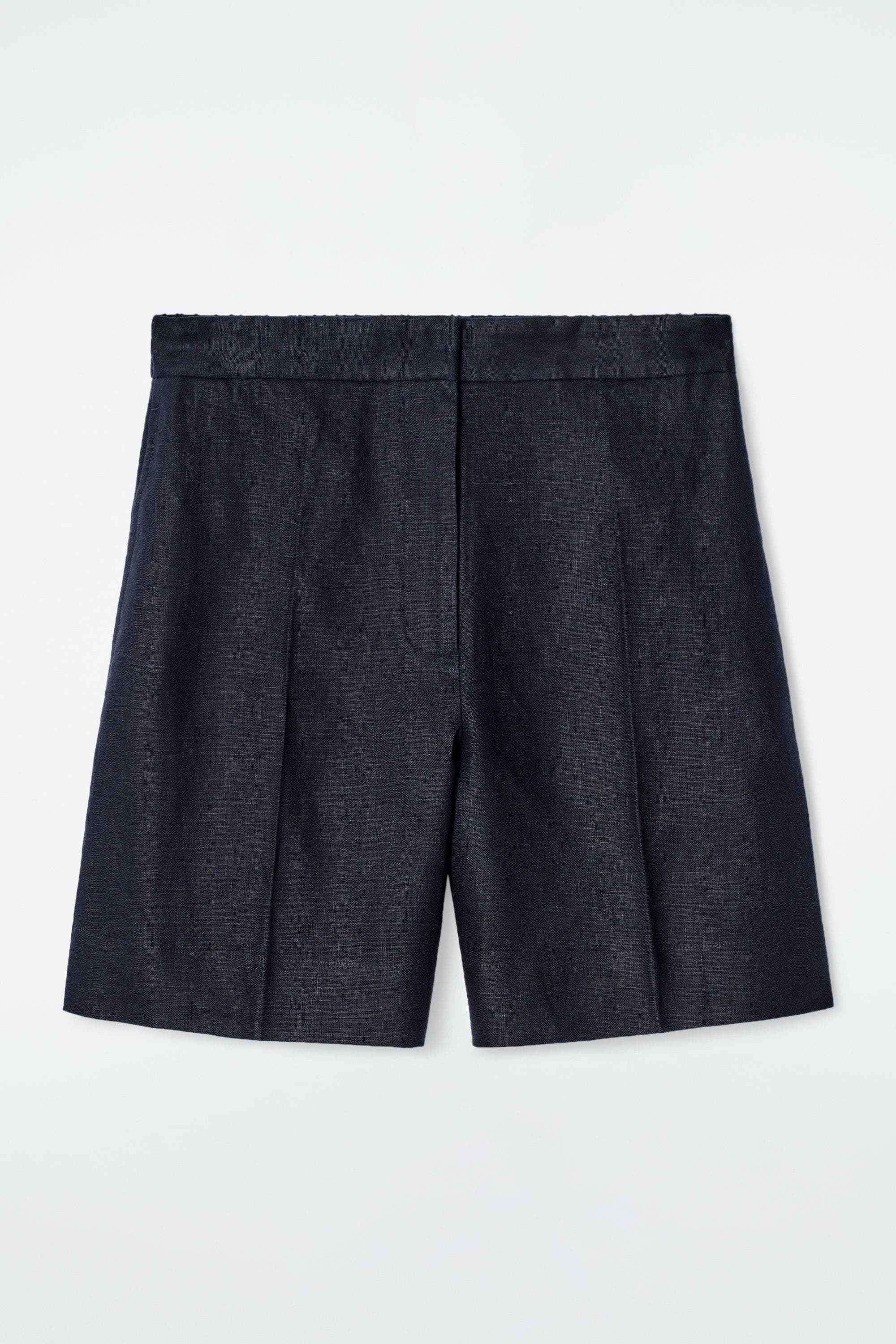 Tailored Elasticated Linen Shorts - image 3