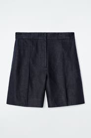 COS Tailored Elasticated Linen Shorts