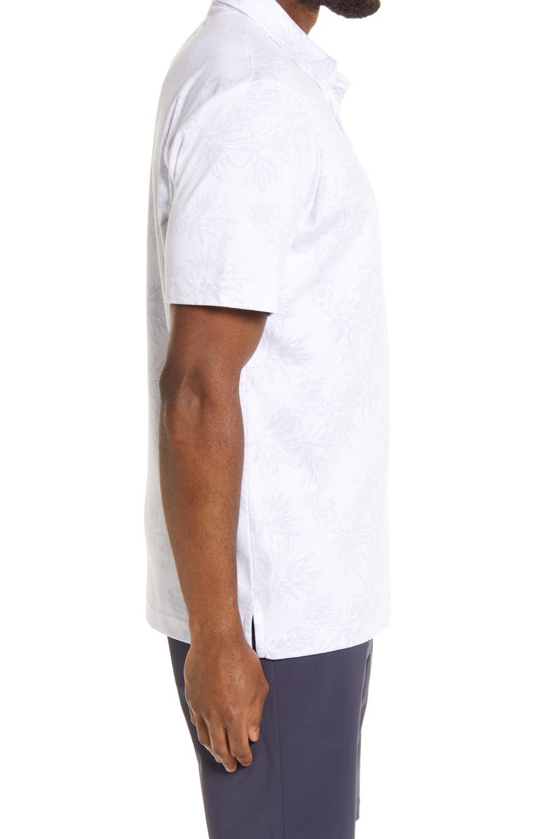 TravisMathew That's the Spirit Pineapple Print Piqué Polo, Alternate, color,