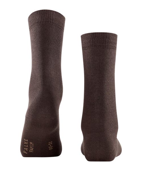 Falke Sensitive London Cotton Blend Socks In Brown