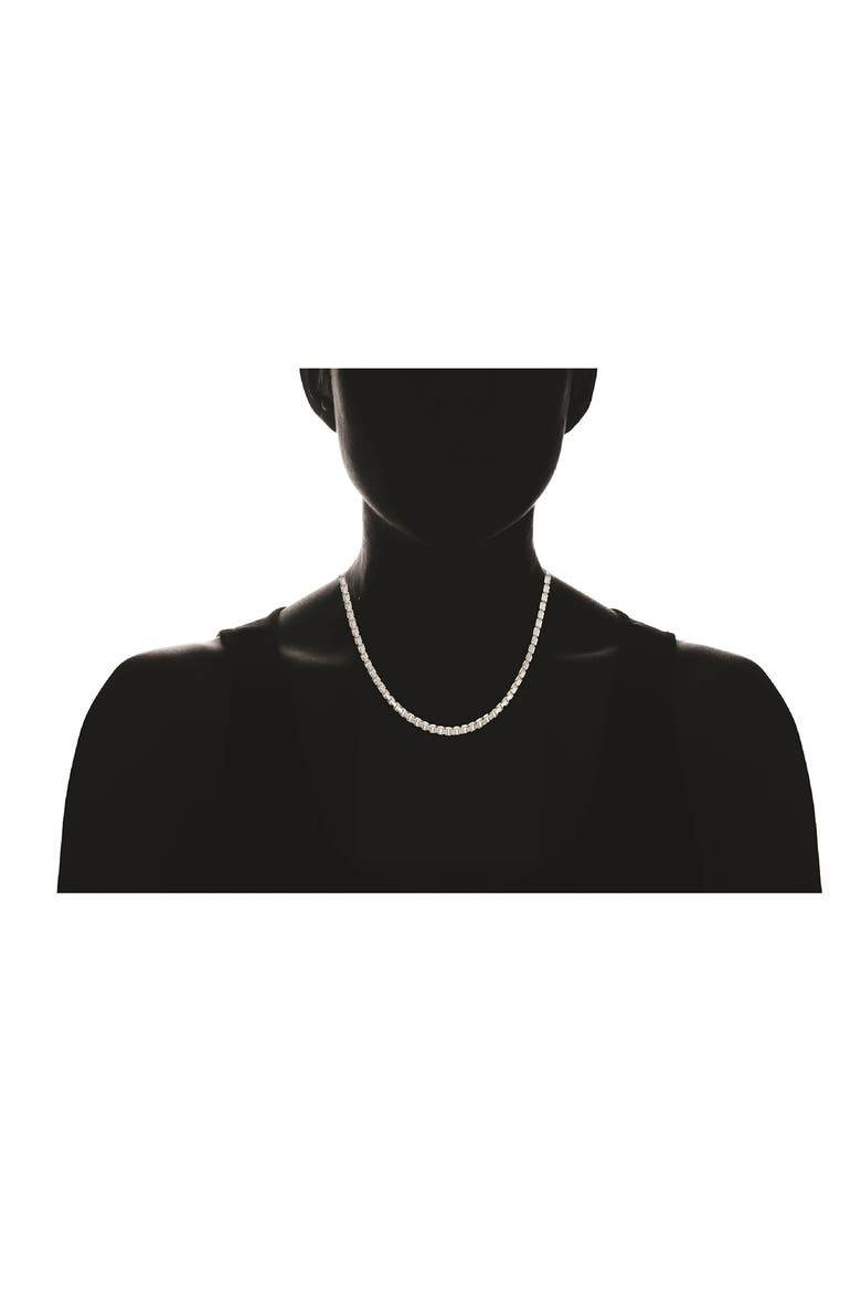 Box Chain Necklace, Alternate, color, SILVER