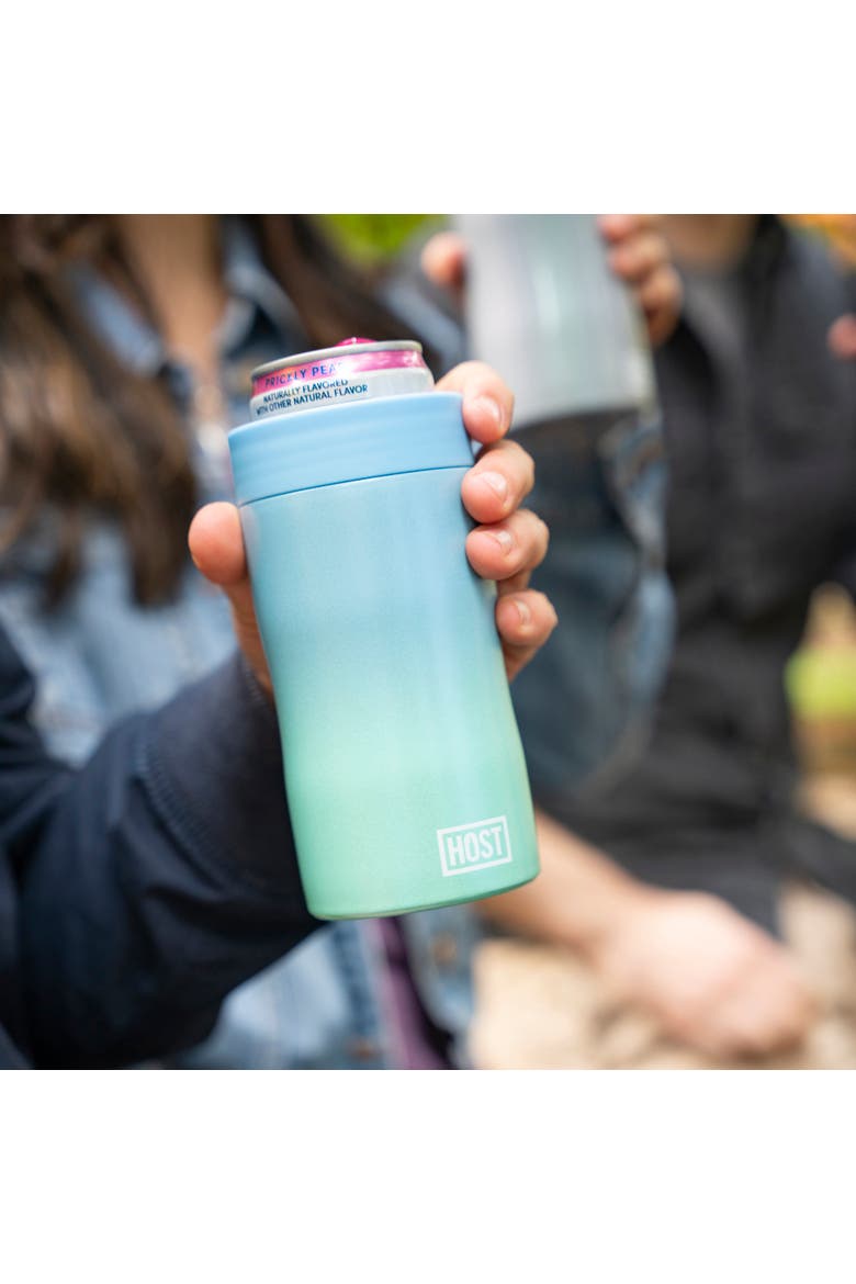 Stay-Chill Slim Can Cooler, Alternate, color, Lagoon