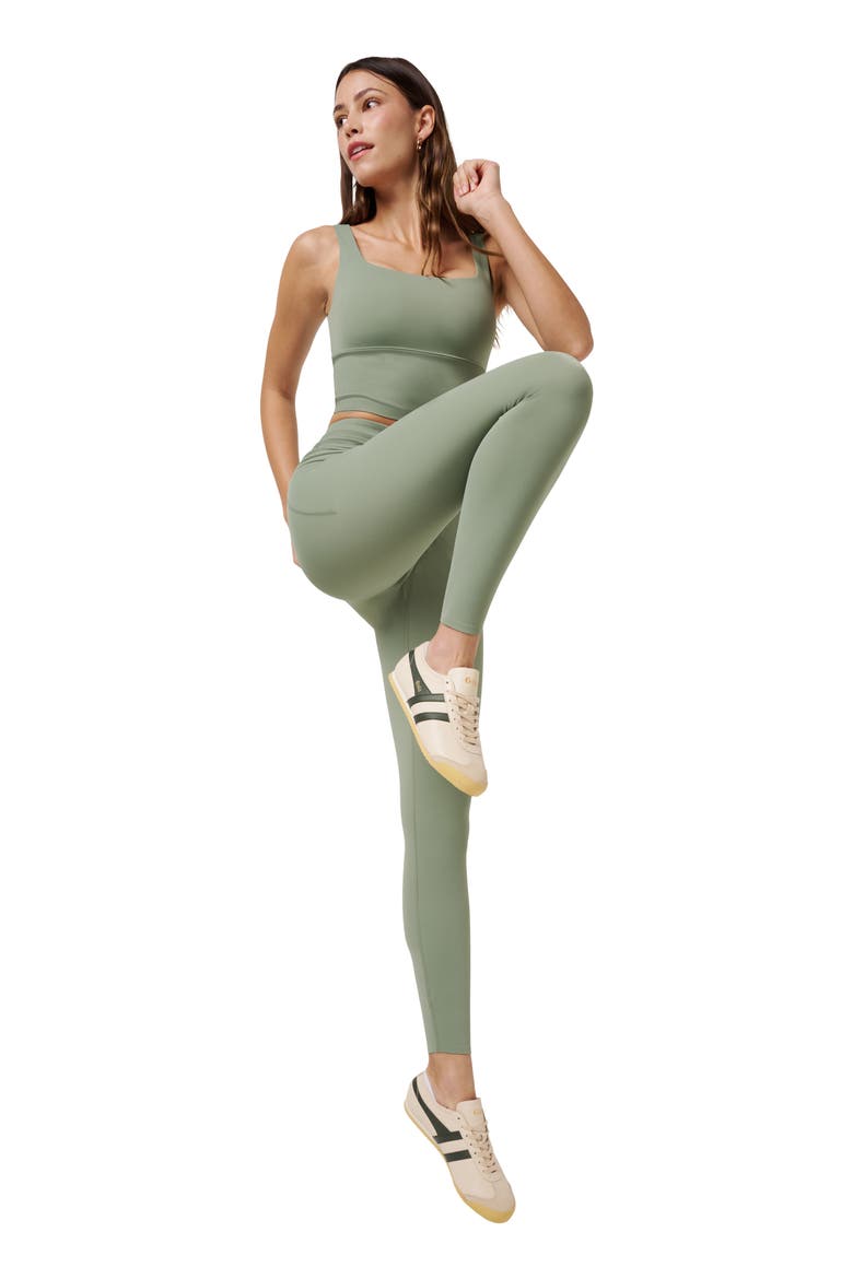 Moveknit Drawstring Waist Leggings, Alternate, color, SEA SPRAY