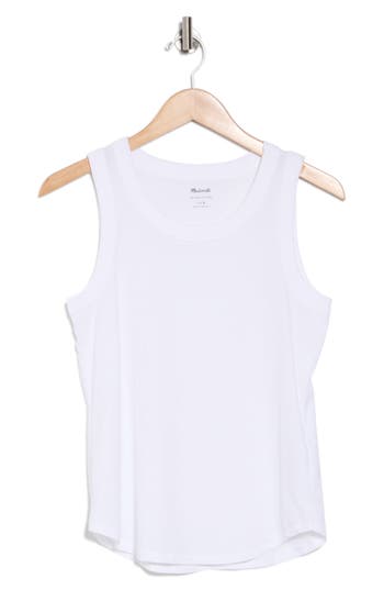 Madewell Softfade Scoop Tank In White