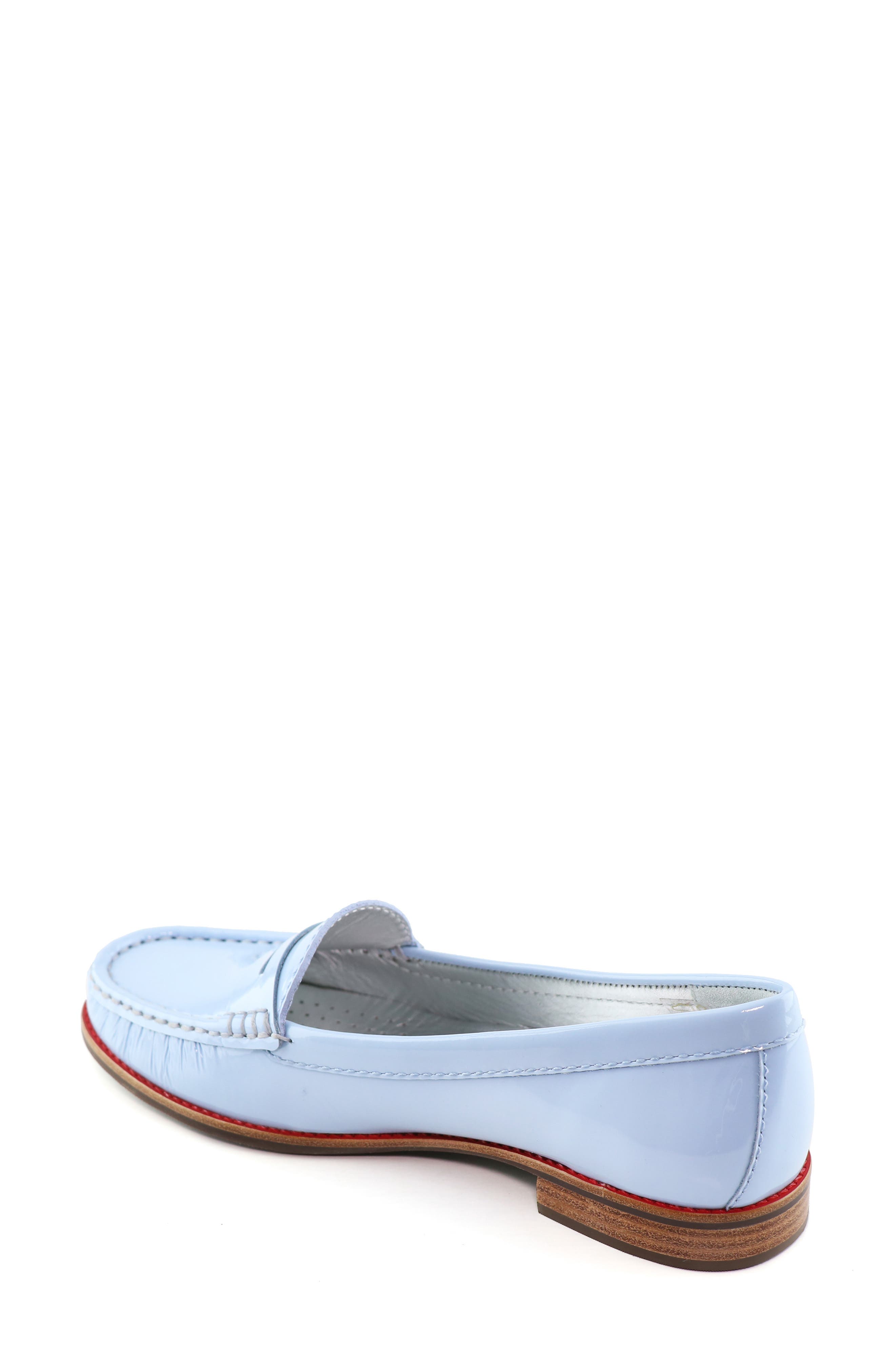 East Village Flat, Alternate, color, BABY BLUE SOFT PATENT