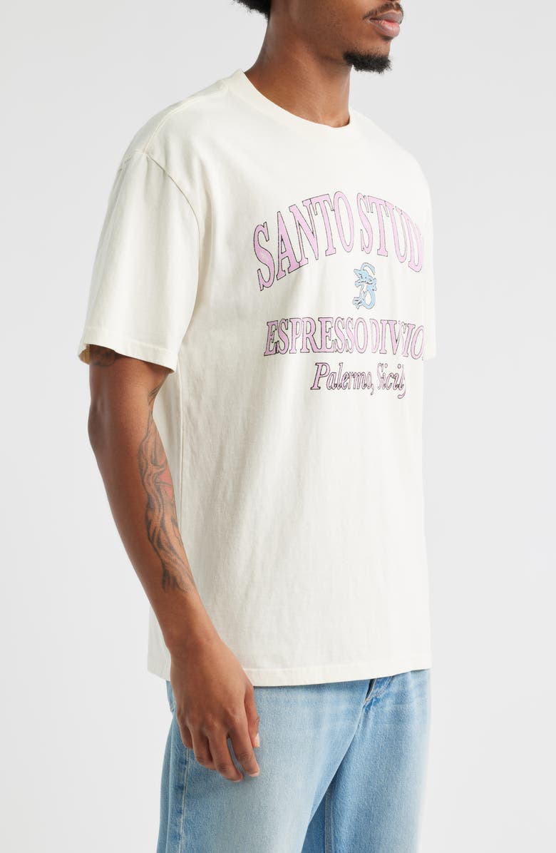 SANTO STUDIO Espresso Division Graphic T-Shirt, Alternate, color,