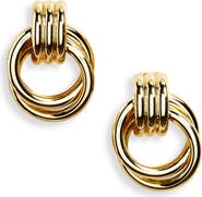 BaubleBar Interlocking Hoop Earrings