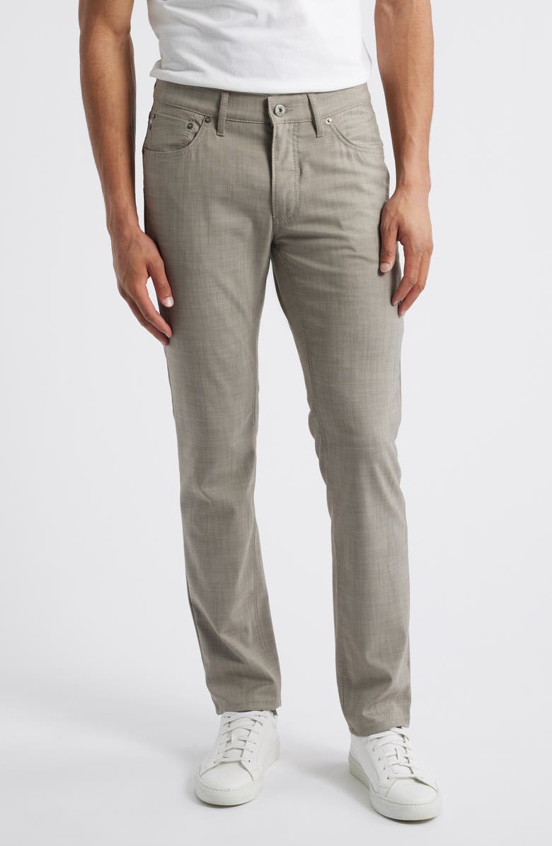 Brax Chuck Stretch Chambray 5-Pocket Pants, Main, color, Light Grey