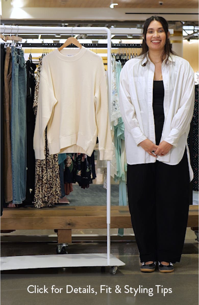 Waffle Sweatshirt, sales video thumbnail