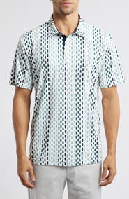 Swannies Yoyo Broken Stripe Golf Polo