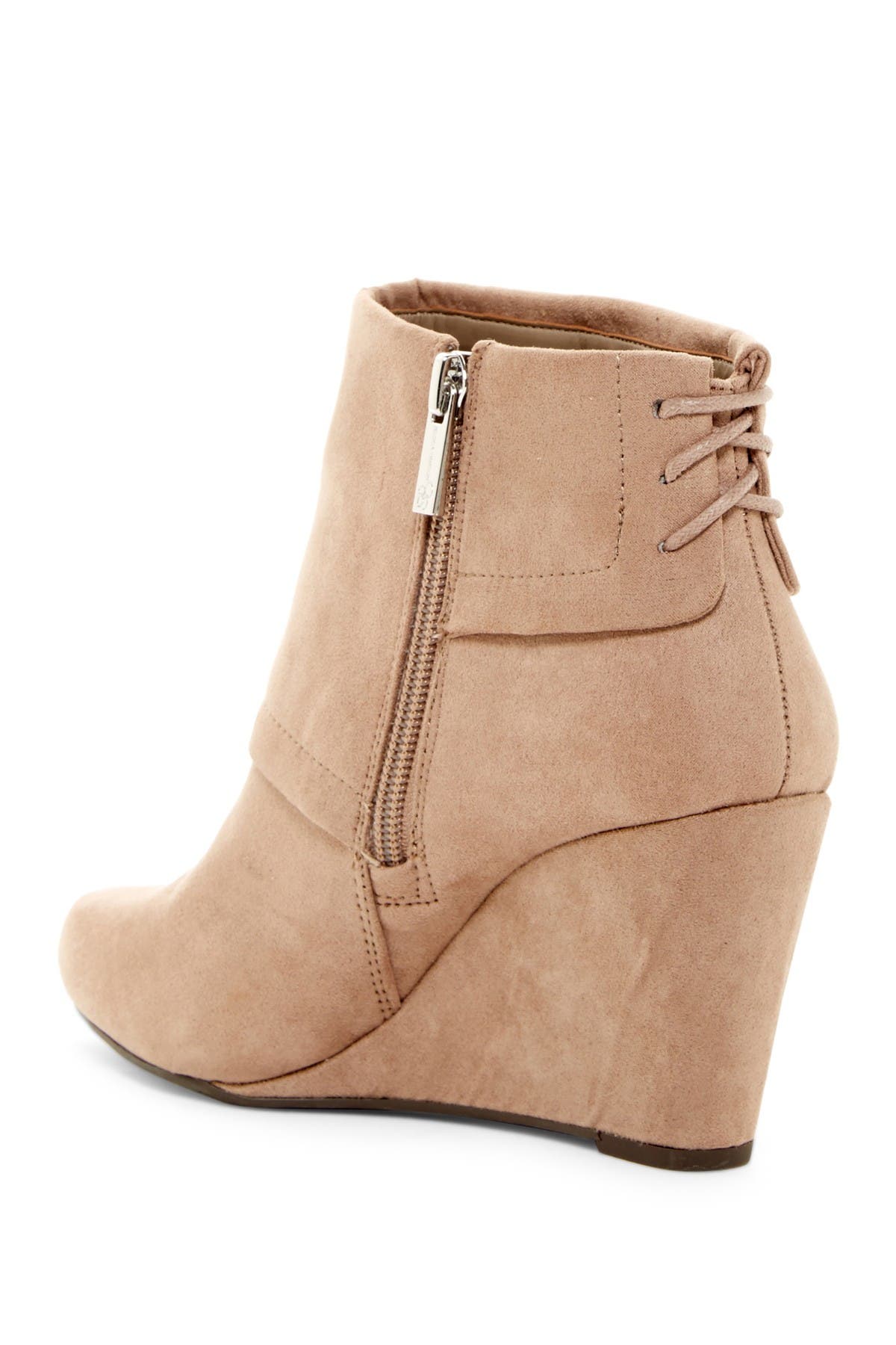 Jessica Simpson 'Reaca' Cuffed Wedge Bootie, Alternate, color, 