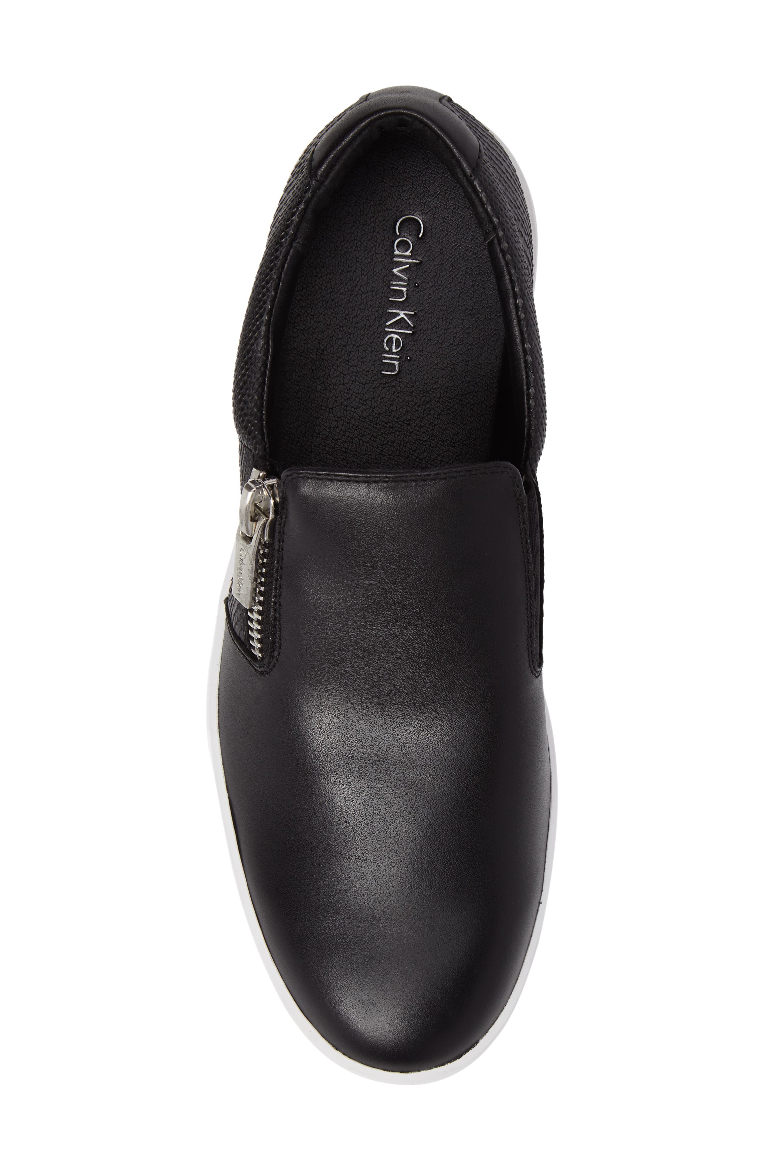 Calvin Klein Ibiza Slip-On Zip Sneaker, Alternate, color, 
