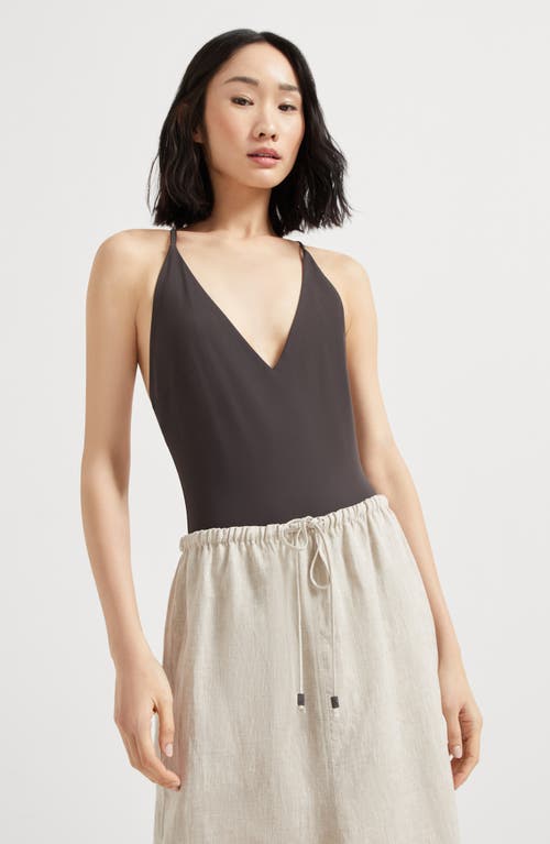 Brunello Cucinelli Monili Linen Maxi Skirt
