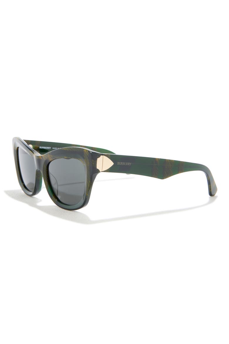51mm Cat Eye Sunglasses, Alternate, color, DARK GREY