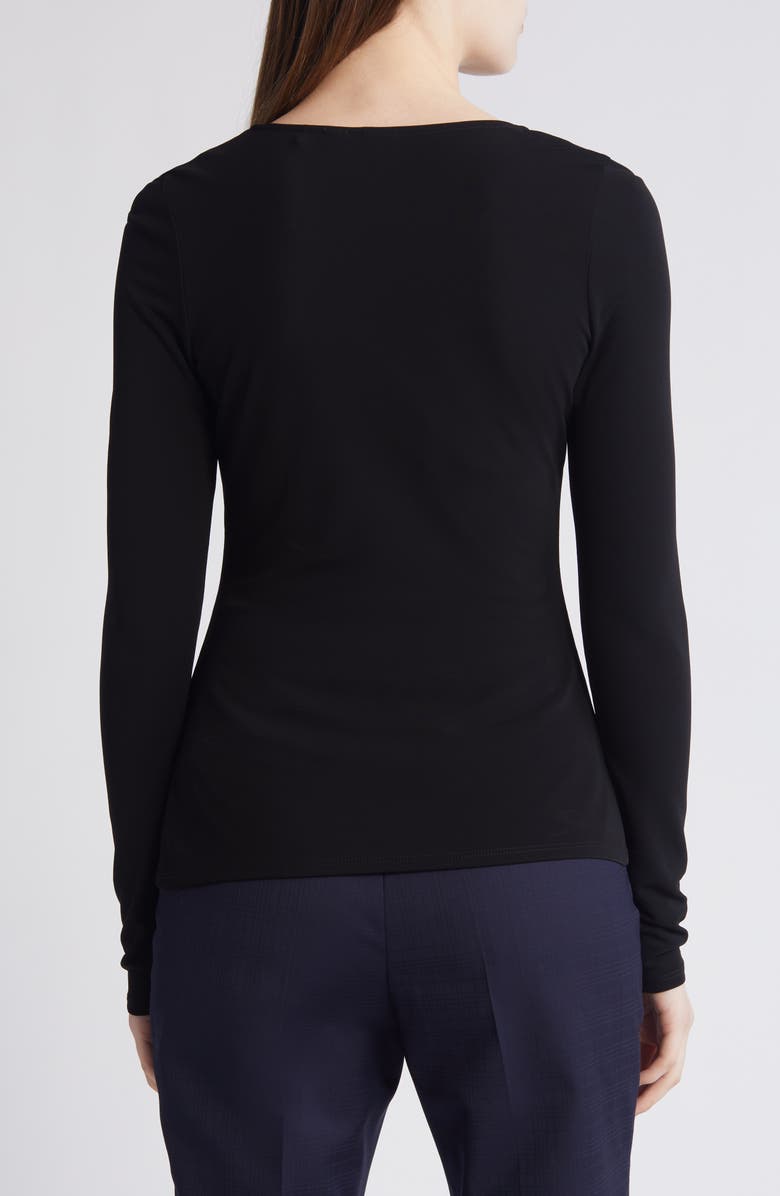 BOSS Etacha Scoop Neck Top, Alternate, color, 