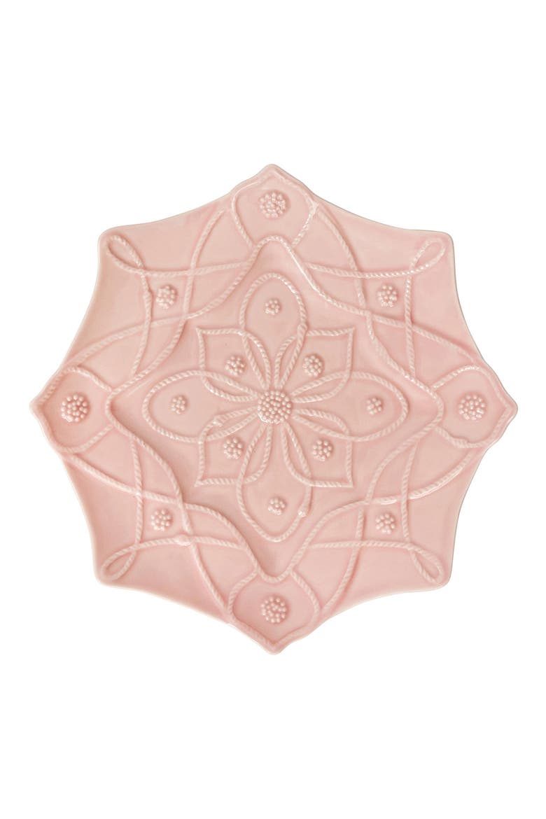 Jardins du Monde Set of 4 Dessert/Salad Plates, Alternate, color, BLUSH