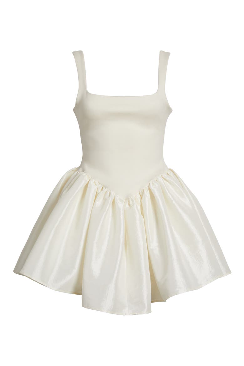 Elsa Flare Minidress, Alternate, color, CREAM