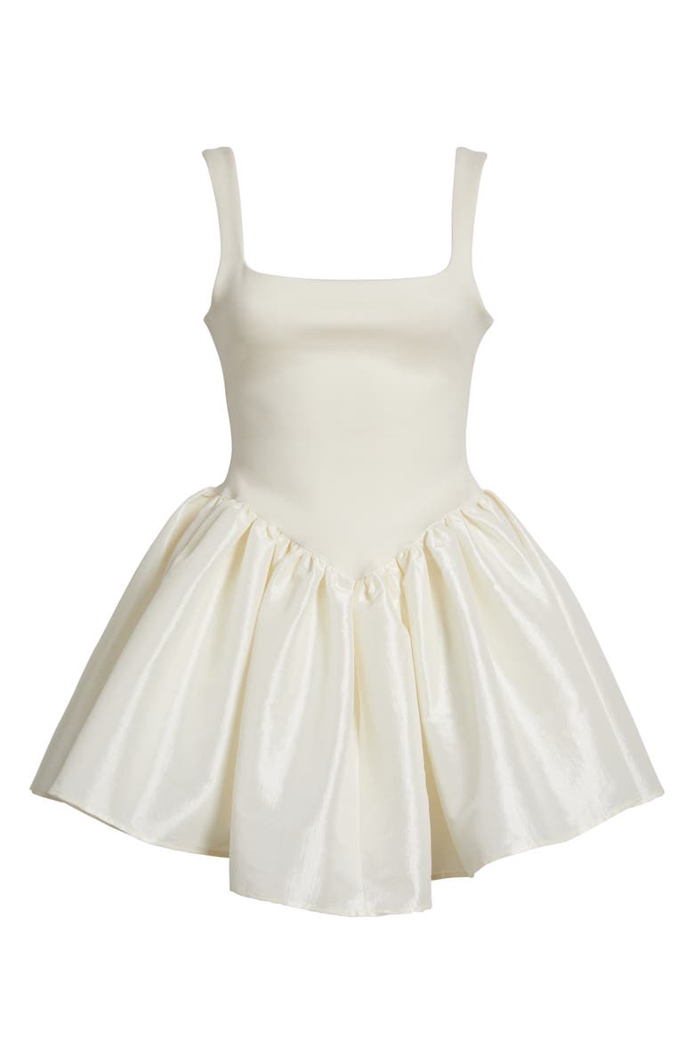 Delfi Collective Elsa Flare Minidress, Alternate, color, Cream