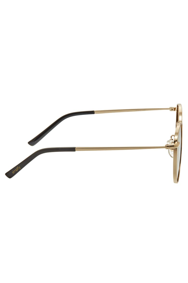 Dade Polarized Sunglasses, Alternate, color, Gold/Black