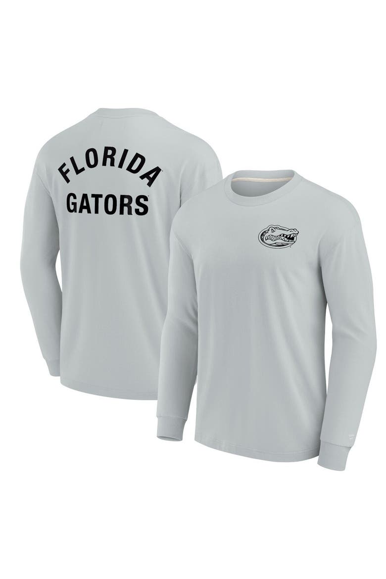 Unisex Fanatics Signature Gray Florida Gators Elements Super Soft Long Sleeve T-Shirt, Main, color, Gray