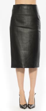 Alexia Admor Auren Faux Leather Pencil Skirt