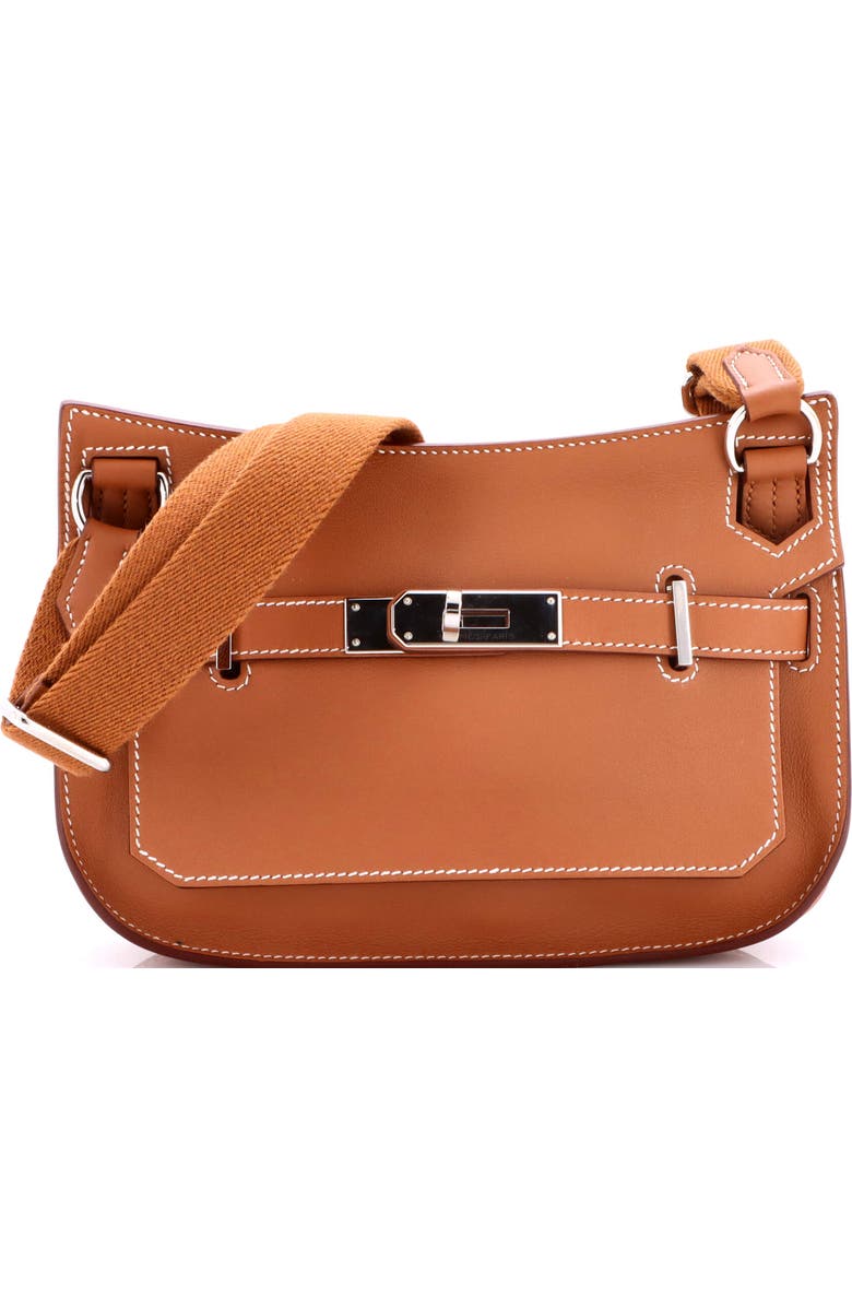 Pre-Owned Hermes Jypsiere Bag Swift Mini, Main, color, Gold