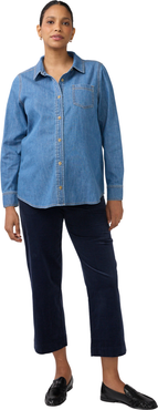 Ingrid & Isabel Maternity & Nursing Denim Button-Down Shirt