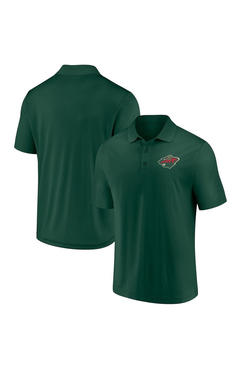 FANATICS Men's Fanatics Branded Green Minnesota Wild Winning Streak Polo, Main, color, 