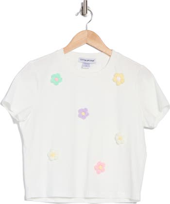 3D Flower T-Shirt