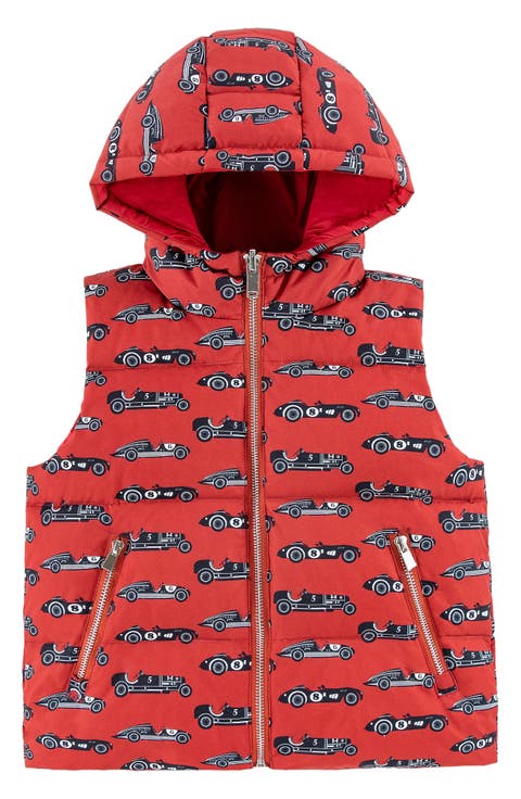 Kids' Dylan Reversible Down Hooded Puffer Vest (Little Kid)