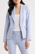 Tahari ASL Seersucker Blazer