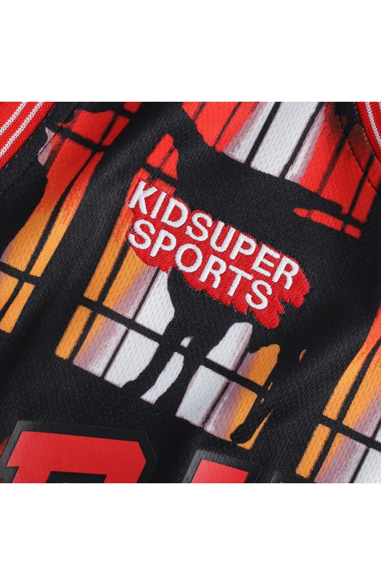 NBA X KIDSUPER Unisex NBA & KidSuper Studios by Fanatics Red Chicago Bulls Hometown Jersey, Alternate, color, Red