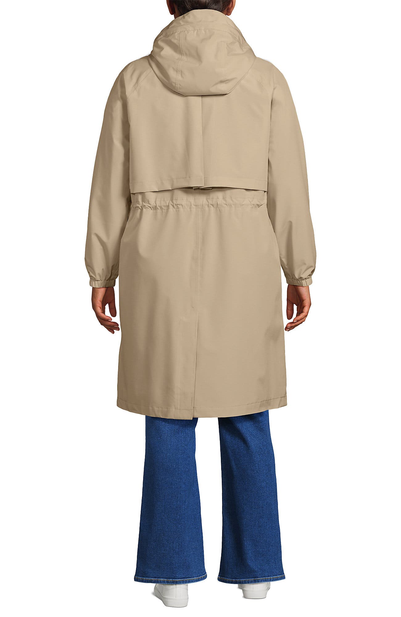 Plus Size Squall Packable Long Raincoat - image 2