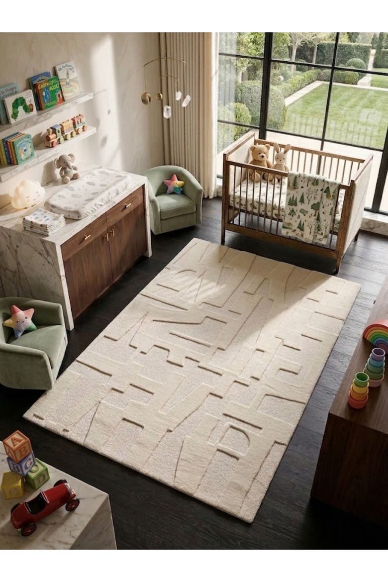 Furano Wool Rug, Alternate, color, Ivory