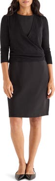 NIC+ZOE Sleeveless Stretch Little Black Dress