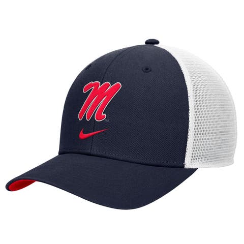 Men's Nike Navy Ole Miss Rebels Rise Trucker Dri-FIT Adjustable Hat
