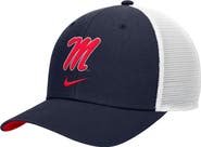 Nike Men's Nike Navy Ole Miss Rebels Rise Trucker Dri-FIT Adjustable Hat