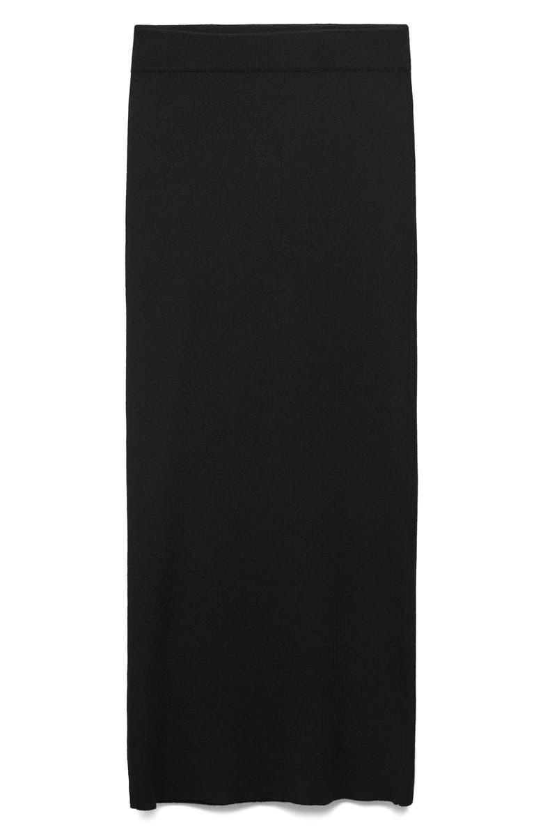 MANGO Rib Midi Sweater Skirt, Alternate, color,
