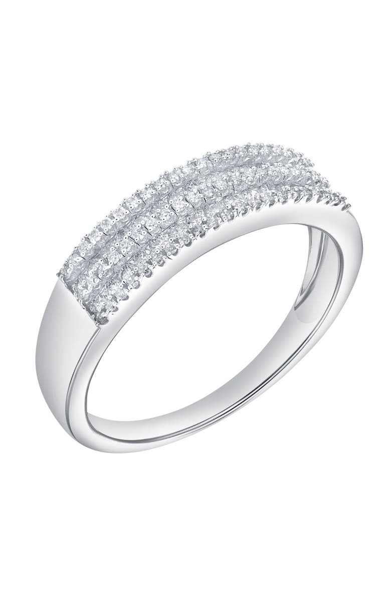 LuvMyJewelry Eiravelle 0.50 Cts Natural Diamond 14K Gold Ring, Alternate, color, 14K White Gold