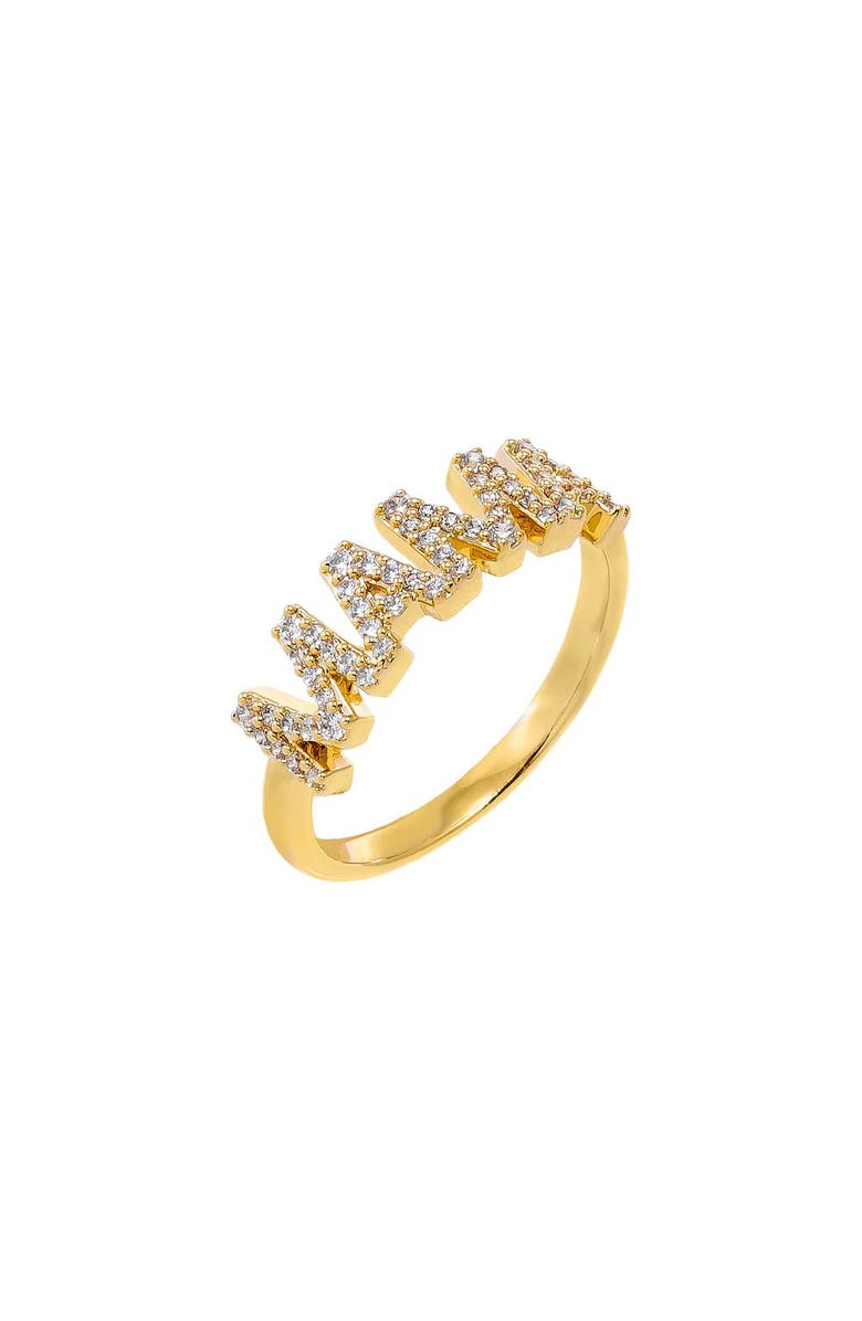BY ADINA EDEN Pave Mama Ring, Main, color, Gold