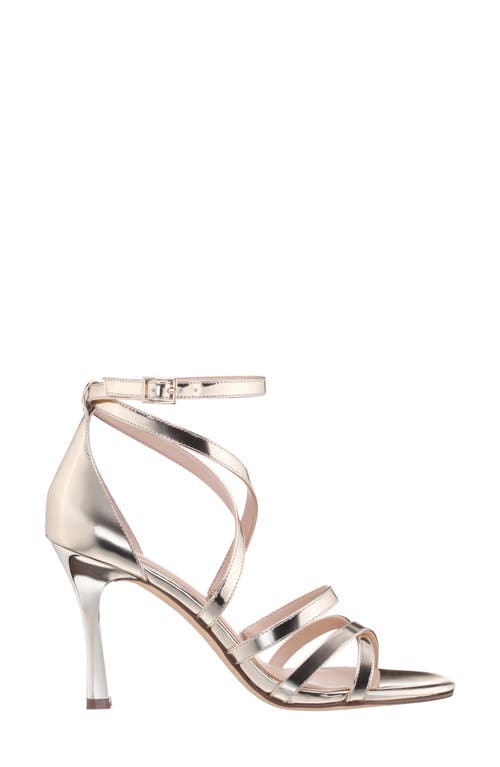 Nina Devyn Ankle Strap Sandal In Silver