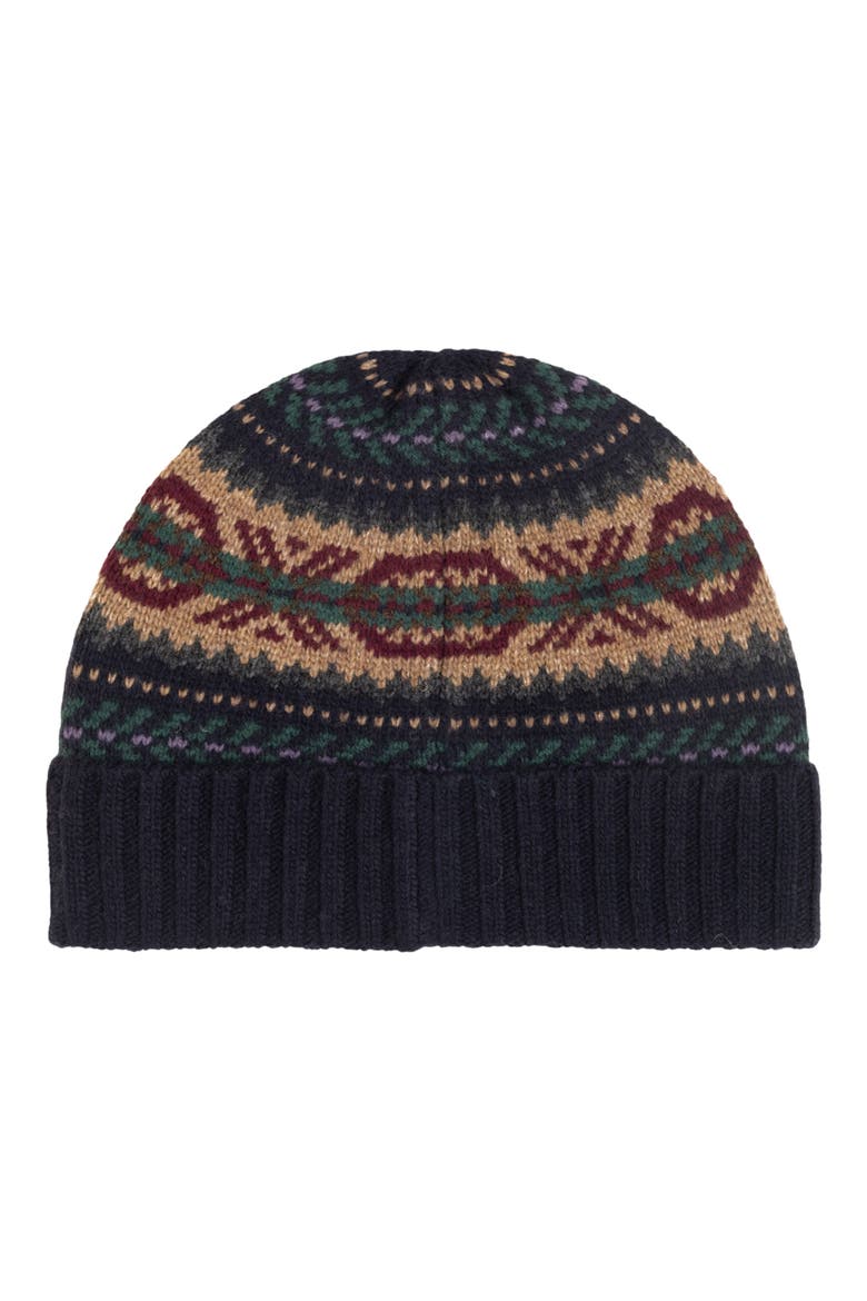 Fair Isle Beanie, Alternate, color, NAVY MULTI